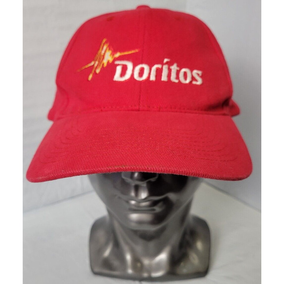Rare - Doritos Corporate Issued Hat Red Embroidered Doritos Strapback Cap - Picture 2 of 7